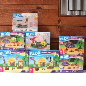 BLDR Building Sets Bundle of 7 Includes Adopt Me Squishmallows Construction Kits